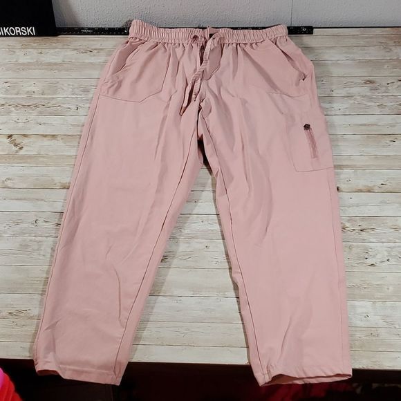 Avalanche Briger Ripstop Ankle Pants Dusty‎ Rose Joggers Size Large - Picture 2 of 10
